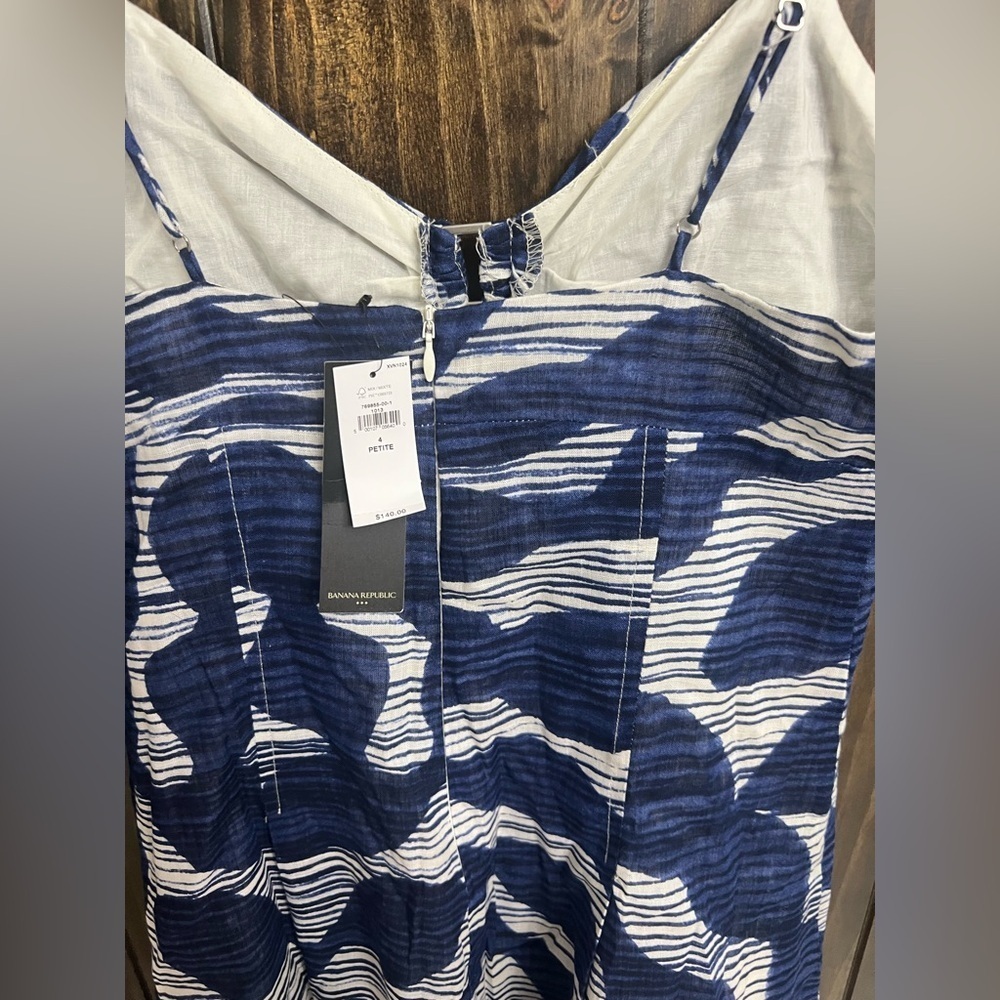NWT-Banana Republic Bandeau Midi Dress-Size: 4 Petite - Picture 10 of 15